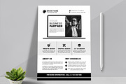 Corporate Flyer Template Layout, a Flyer Template by MightyDesign (Thumbnail 1 of 6)