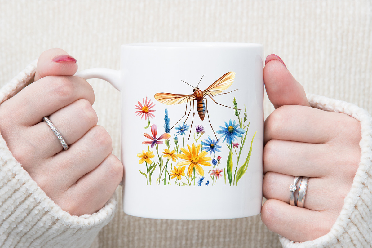 Summer Mosquitoes Clipart, an Illustration by Sublimation Artist (Photo 5 of 6)