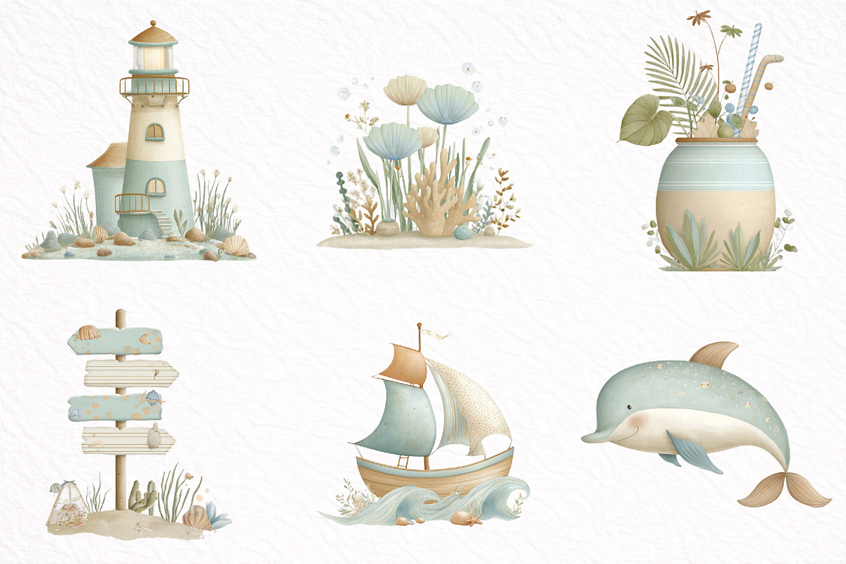 Whimsical Spring Hedgehog Clipart, an Illustration by DreamArtGraphic (Photo 5 of 8)