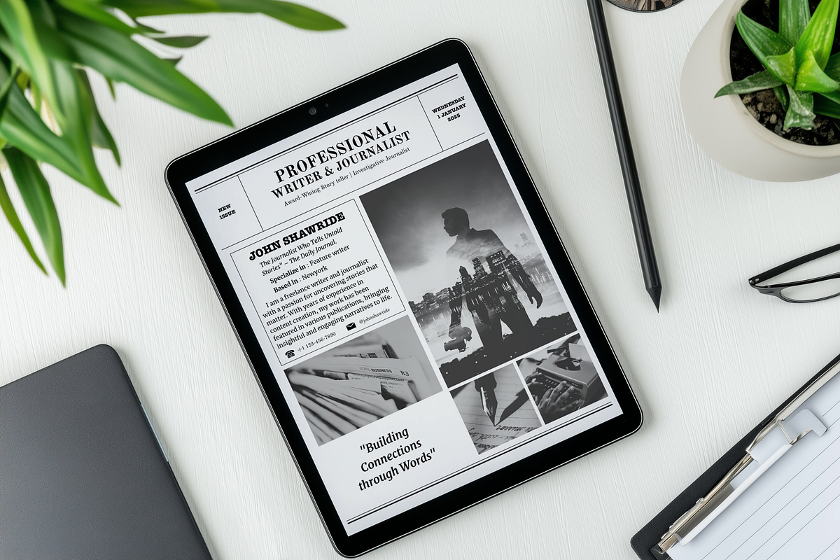 3 Page Newspaper Media Kit Template, a Presentation Template by ZoloDesignHub (Photo 5 of 8)