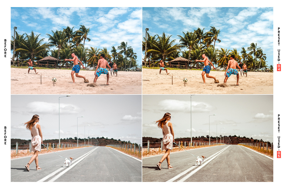 Summer blog desktop/mobile presets, an Action Add-On by Effect-Hub (Photo 3 of 4)