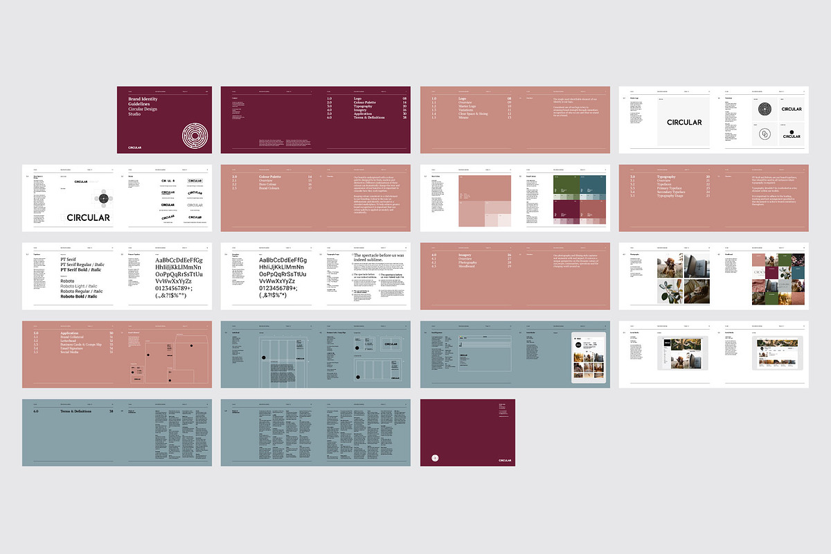 BOHEME / Brand Guidelines, a Brochure Template by Circular (Photo 7 of 7)