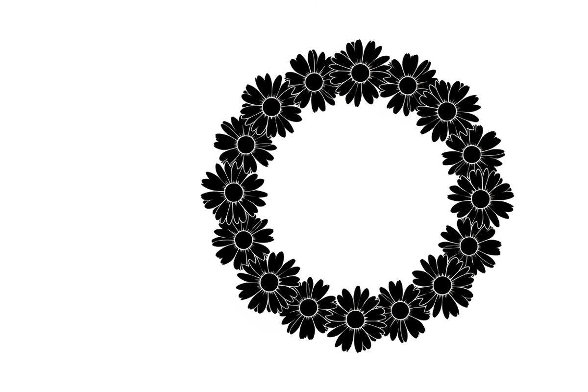 Charming daisy circle decor design, an Illustration by Amazin_art (Photo 15 of 27)