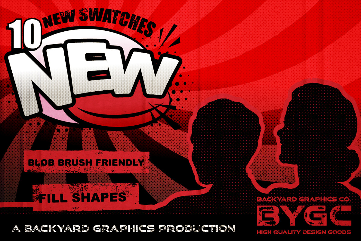 Heartfelt Halftone Vector Brushes, a Brush Add-On by BackYard Graphics Co. (Photo 15 of 15)