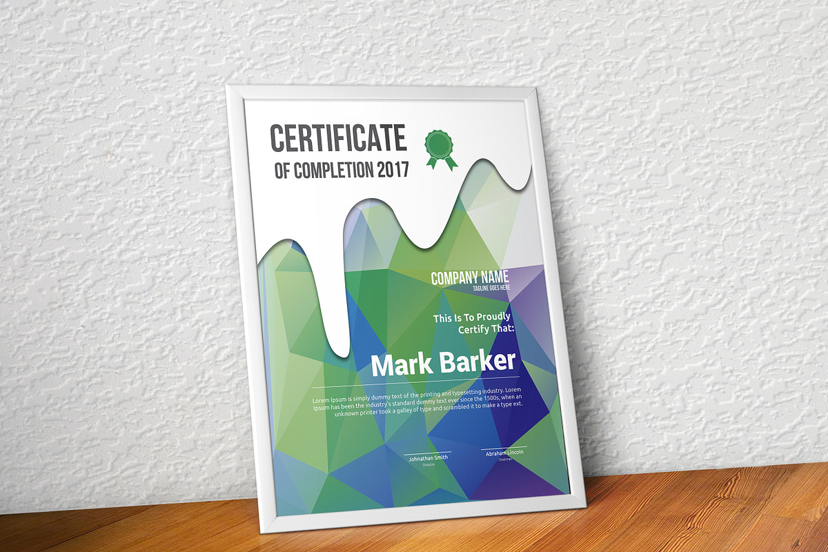 Certificate Word | PSD | AI, a Stationery Template by Curve Design (Photo 1 of 3)