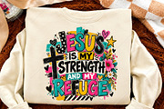 Christian Jesus PNG, Colorful Faith, a Seasonal Illustration by Canvas Craft (Thumbnail 4 of 6)