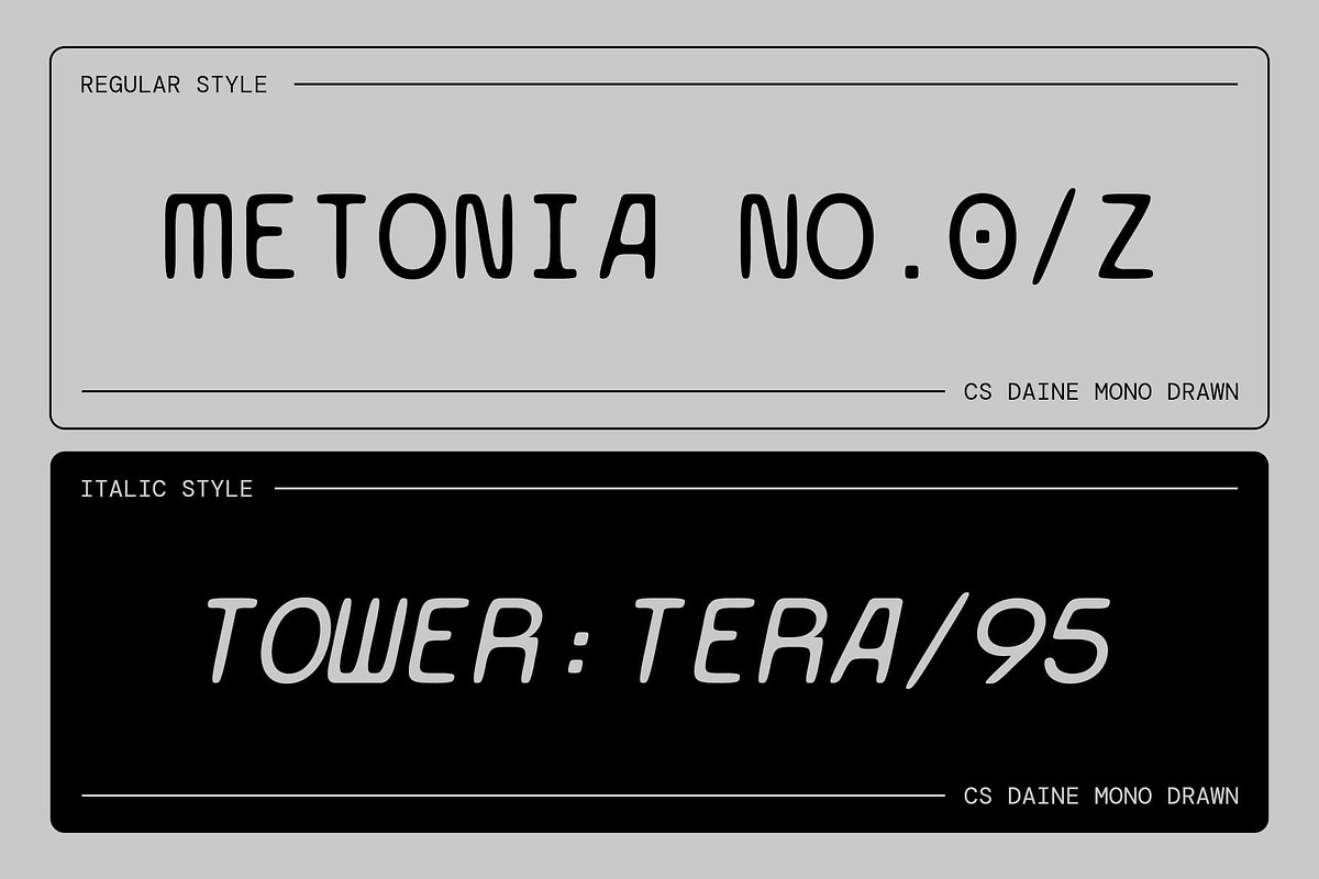 CS Daine Mono Drawn, a Sans Serif Font by Craft Supply Co. (Photo 2 of 8)