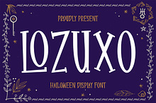 Lozuxo Quirky Playful Halloween Font