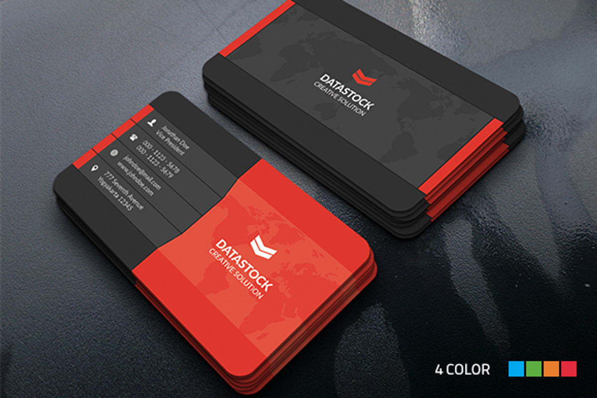 This is a Modern Corporate Business, a Business Card Template by InfinityArt (Photo 1 of 4)