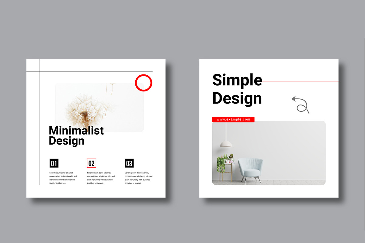 Minimalistic Social Media Layouts, a Social Media Template by MightyDesign (Photo 5 of 8)
