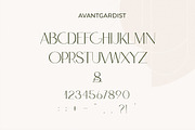 Avantgardist Modern Ligature Font, a Sans Serif Font by Laras Wonderland (Thumbnail 9 of 18)
