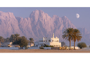 The image shows a panoramic view of, a Nature Photo by ZinetroN