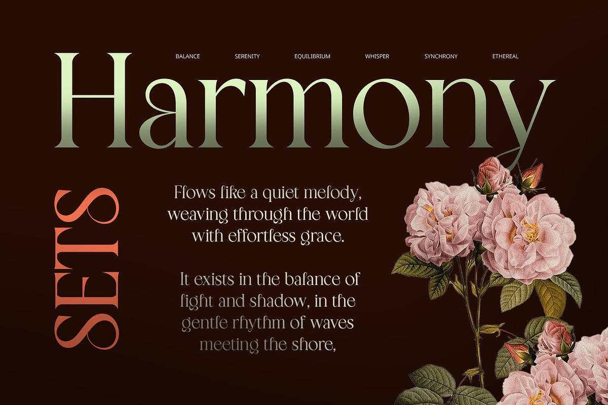 CS Blessing – Art Nouveau Font, a Serif Font by Craft Supply Co. (Photo 2 of 8)
