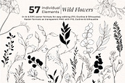 Wild Flowers Botanical Illustration, a Decorative Illustration by Papatongartist (Thumbnail 5 of 14)