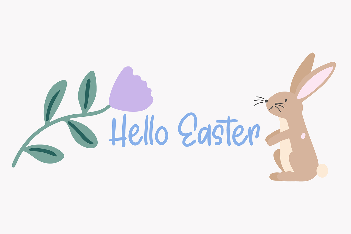 Easter Graphics – Bunnies, Lettering, a Seasonal Illustration by Tove Malm Studio (Photo 5 of 9)