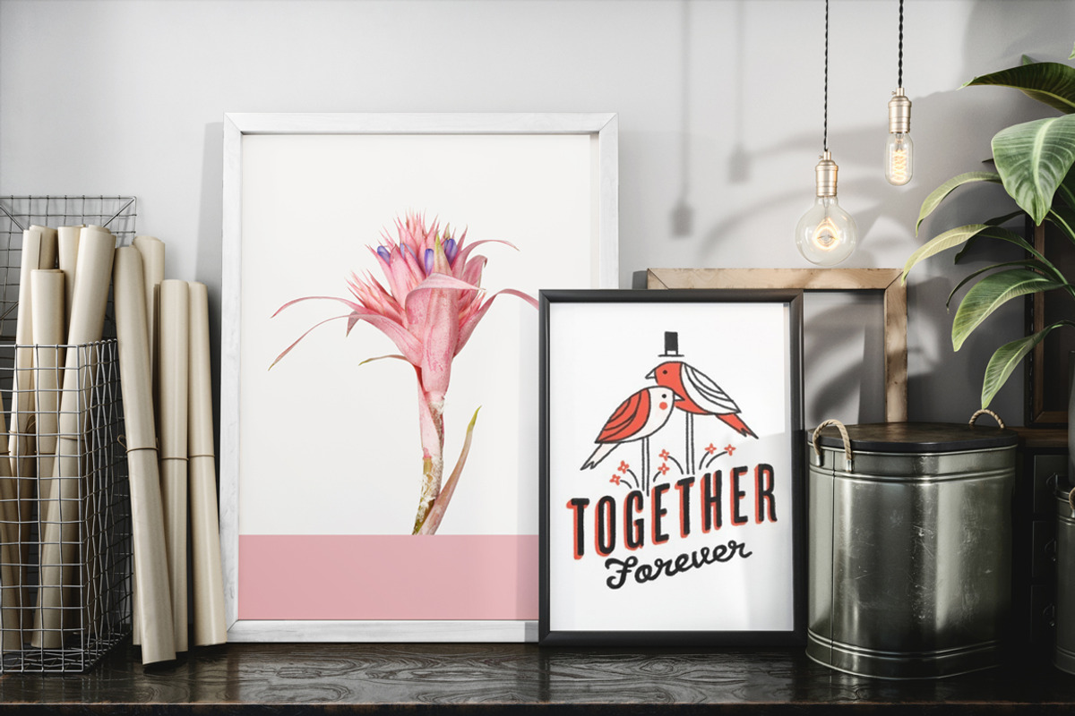 Interior Poster Mockups set vol.2, a Print Template by As Good As Possible