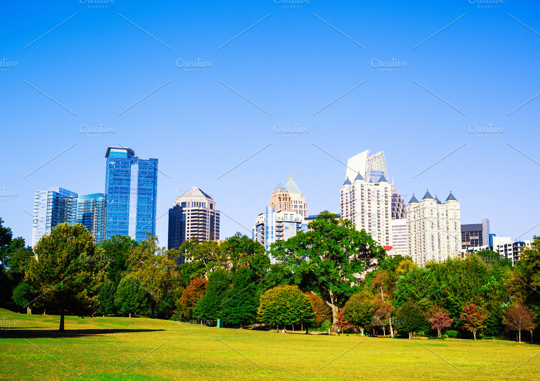 Piedmont Park in Atlanta, an Architecture Photo by FunkyMedia