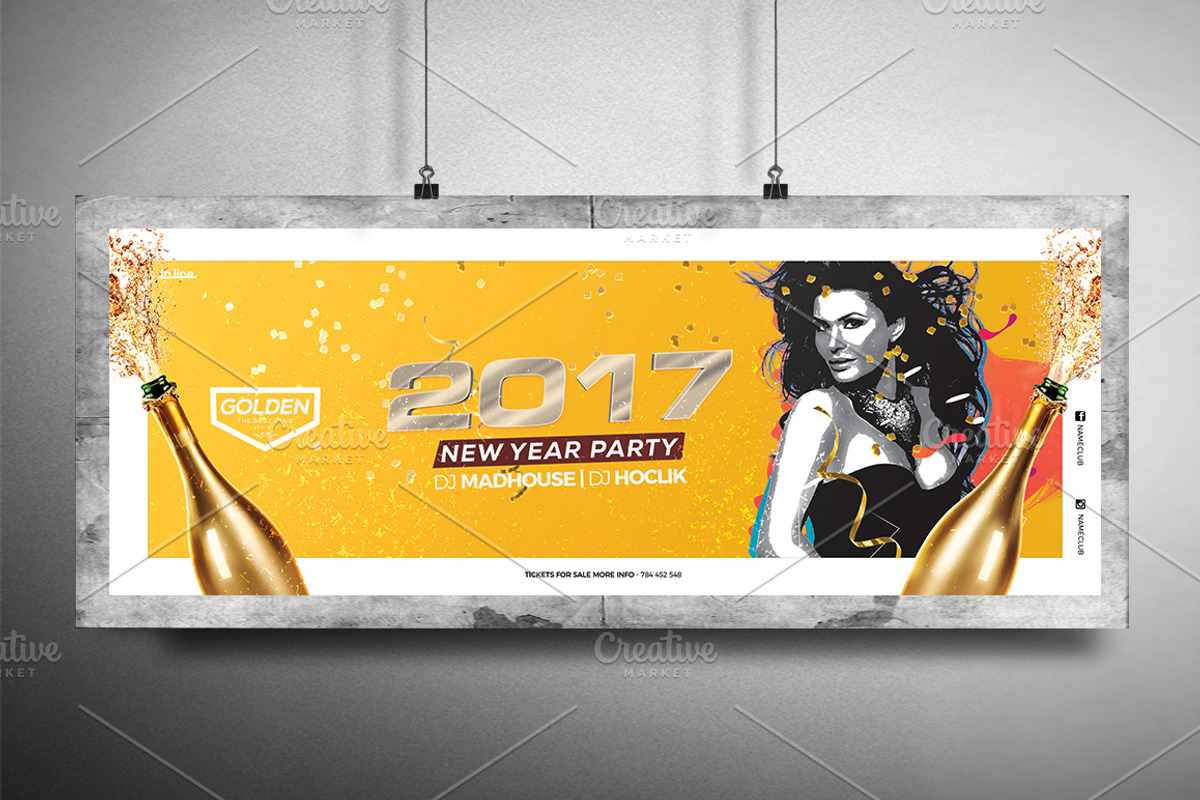 New Year Flyer, a Flyer Template by lawless graphic (Photo 3 of 3)