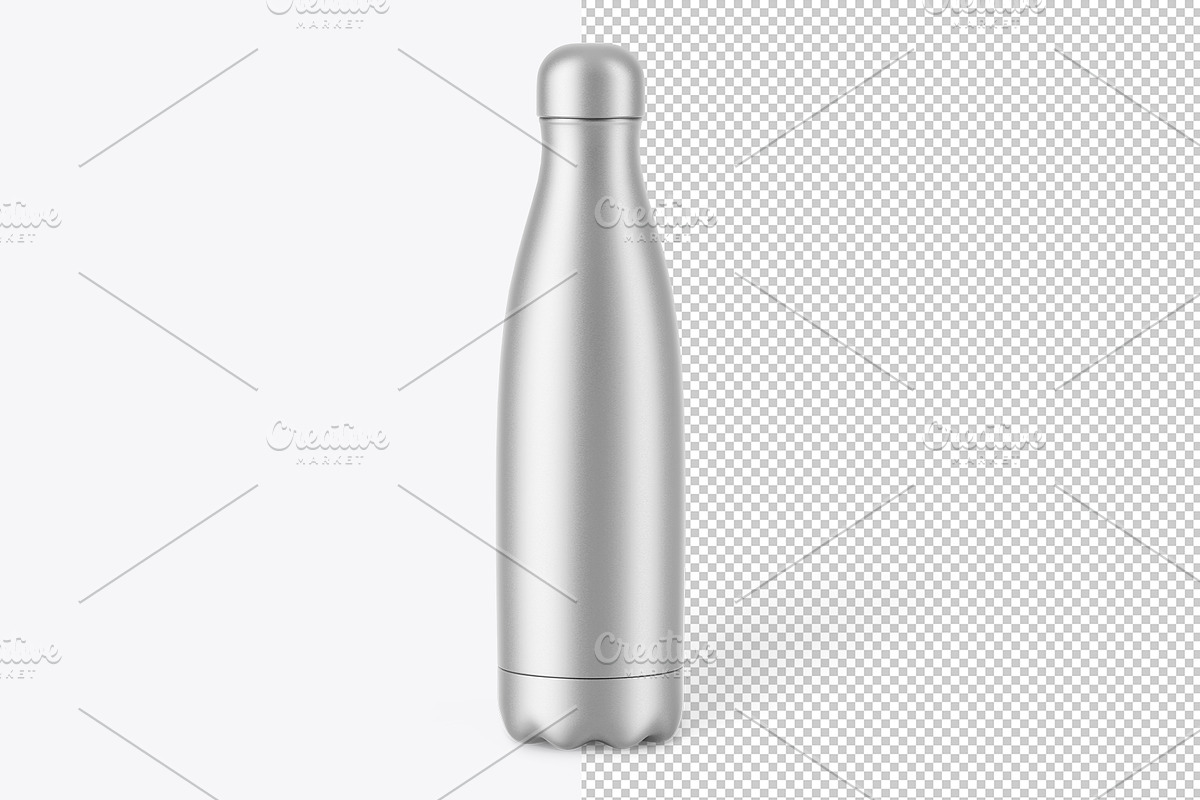 Sport Bottle Metallic Mockup, a Product Mockup by AlkStudio (Photo 6 of 8)