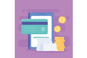 payment electronic transaction, a Finance Illustration by studiogstock