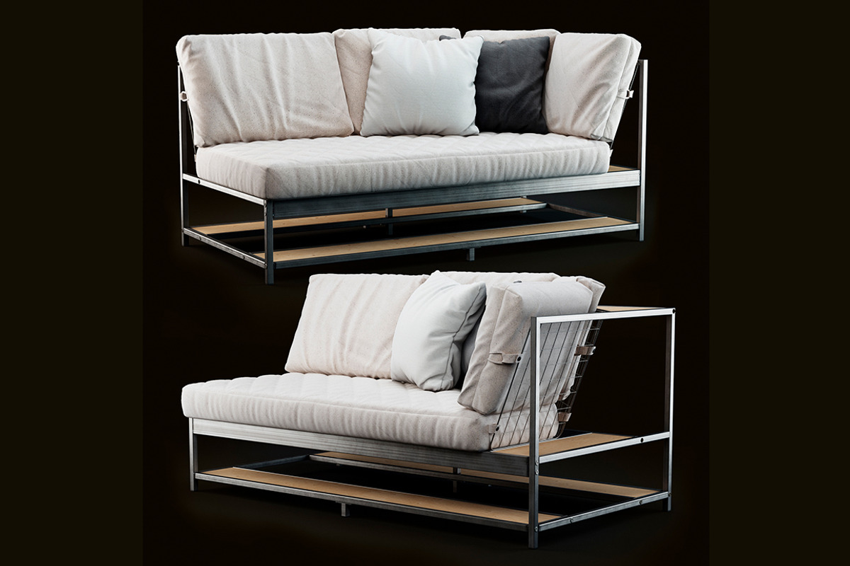 IKEA Ekebol Sofa, a Furniture 3D Model by dk 3d models (Photo 1 of 8)
