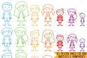 Stick Figure Photoshop Brushes
