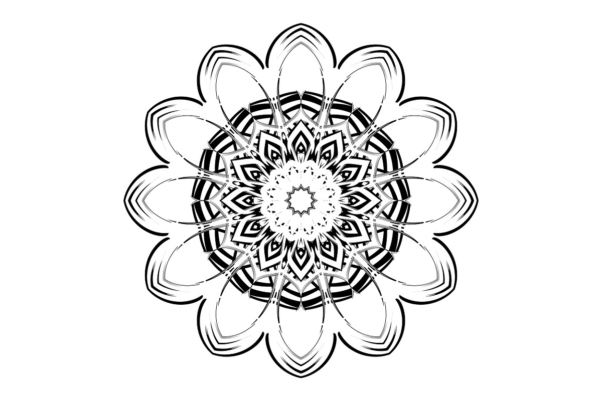 High Quality Mandala Clipart Bundle, a Decorative Illustration by NJ Himel (Photo 98 of 103)