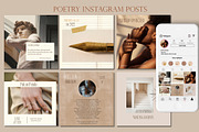 Poetry Collection for CANVA, a Social Media Template by Scarlet Heath Art (Thumbnail 2 of 32)