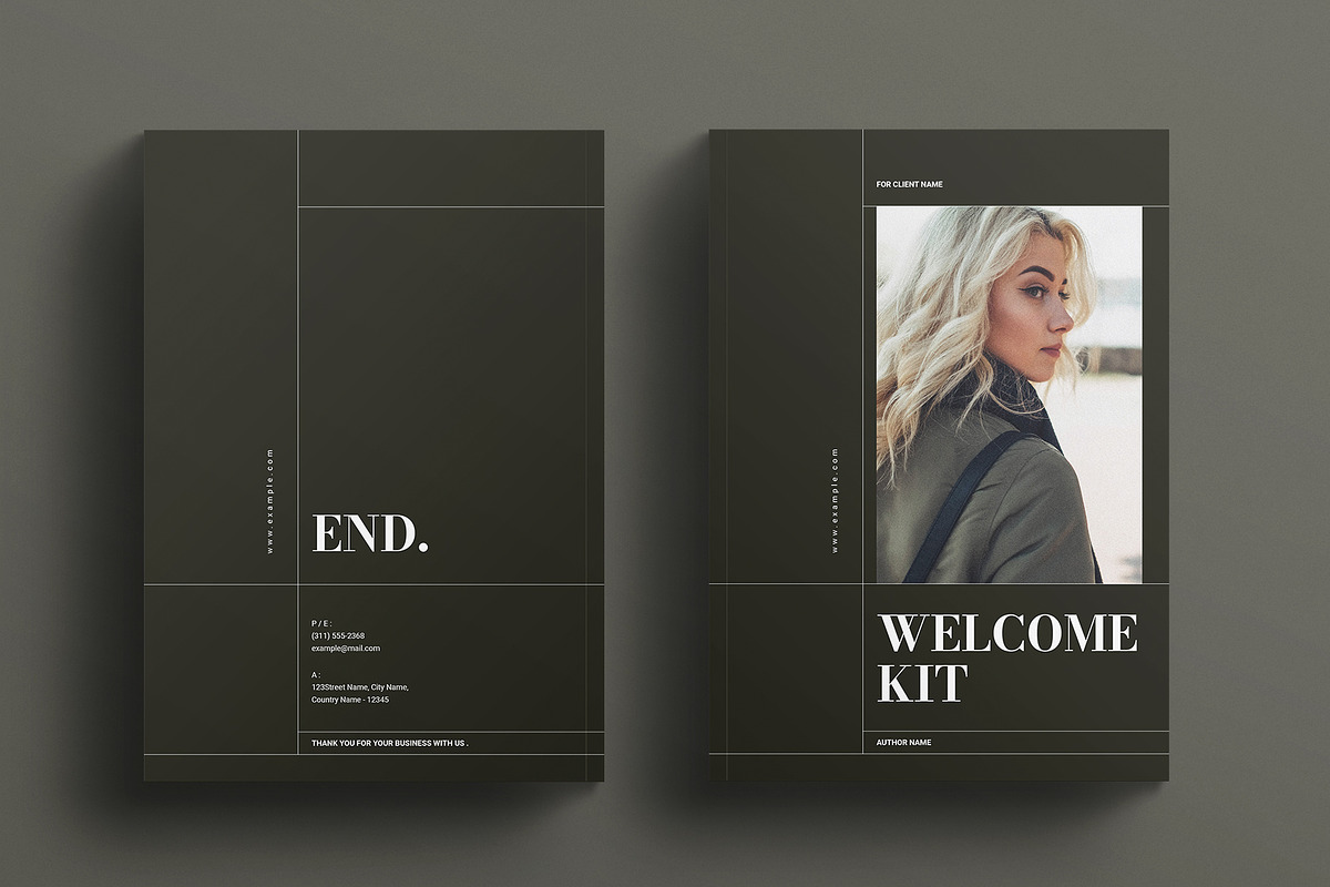 Welcome Kit Template, a Brochure Template by E-Type