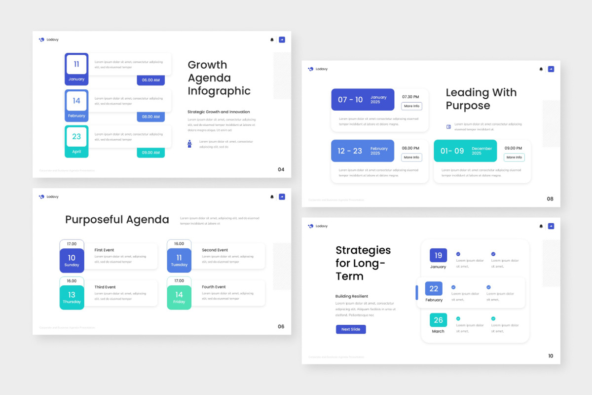 Corporate & Business Agenda PPT, a Presentation Template by Antstheme (Photo 2 of 2)