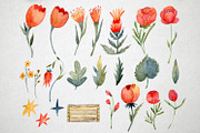 Flowers Bar spring watercolor, an Illustration by annasokol_ (Thumbnail 3 of 5)