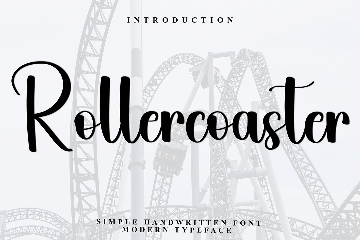 Rollercoaster, a Handwritten Font by FreshTypeINK (Photo 1 of 8)