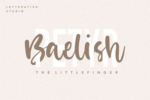 Misty Cotton Modern Calligraphy Font