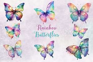 Rainbow Butterflies