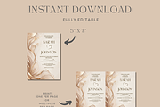 Elegant Wedding Invitation Template, an Invitation Template by InvitingStorys (Thumbnail 9 of 11)