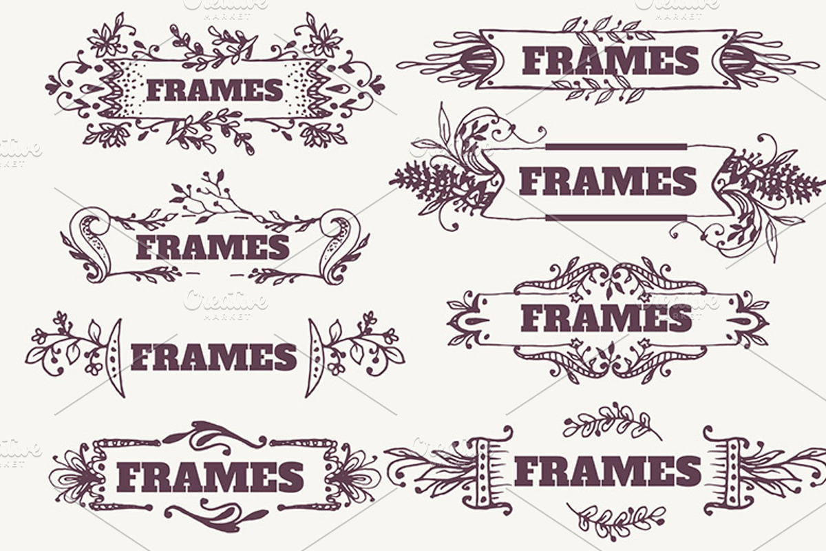 *50* SPRING FRAMES, a Decorative Illustration by ARSCOR (Photo 5 of 9)