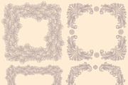 Collection vintage engraved frames., a Decorative Illustration by Vector Engraving (Thumbnail 31 of 31)