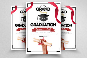 Graduation Announcement Template, a Flyer Template by Psd Templates