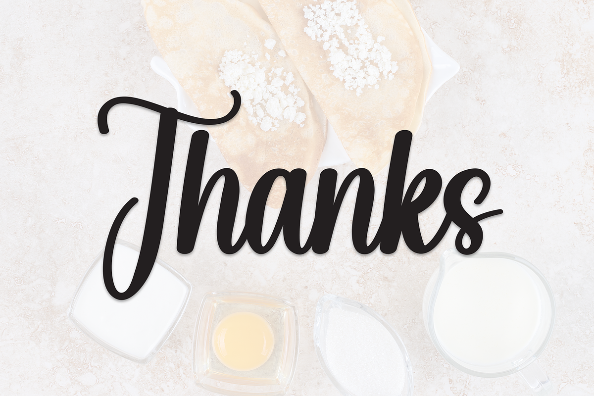 Butter Sugar | Script Font, a Handwritten Font by Scratchones (Photo 9 of 9)