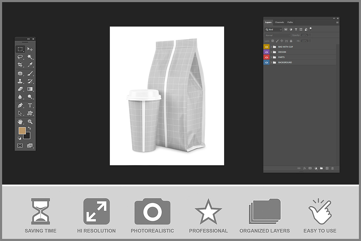 Coffee Mockup Pack, a Product Mockup by Bruno's Shop (Photo 2 of 3)