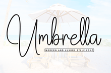 Umbrella | Script Font