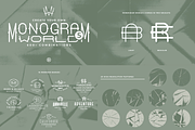 Monogram World Bundle-Monogram Font, a Font by Headfonts (Thumbnail 3 of 9)