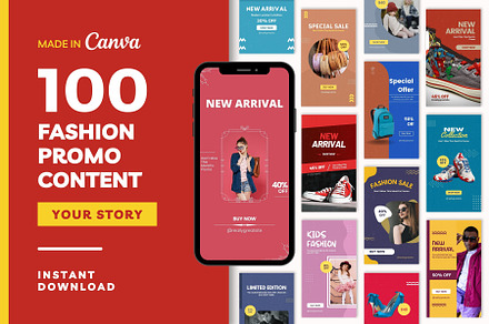 Fashion Sale Content Story Template