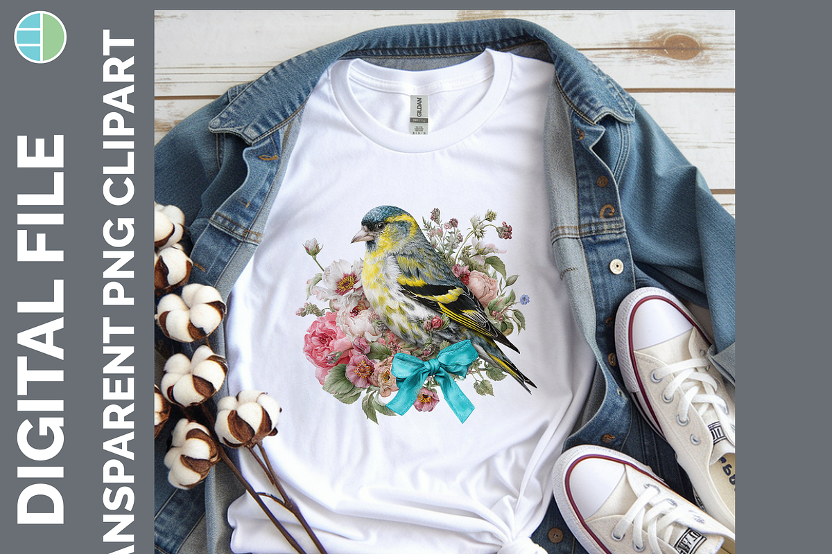 Boho Bird Clipart Bundle, 20 PNG, an Animal Illustration by Enliven Designs (Photo 4 of 8)