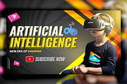 Creative gaming thumbnail, a Social Media Template by AyyazMomin (Thumbnail 1 of 5)