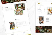 Wordpress restaurant template, a WordPress Template by Martalv Works (Thumbnail 4 of 4)
