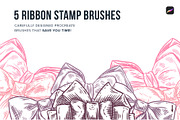 120 Floral Procreate Stamp Brushes, a Brush Add-On by Riveros Illustration (Thumbnail 8 of 13)