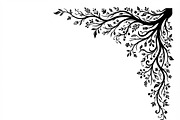50 Tree Branch Corner Silhouette, a Decorative Illustration by Amazin_art (Thumbnail 9 of 25)