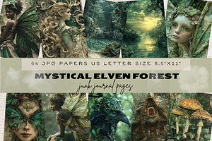 MYSTICAL ELVEN FOREST JUNK JOURNAL