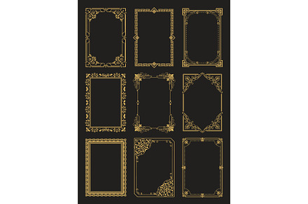 Vintage Frames Collection Golden